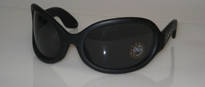 The huge pop art sunglasses in retro style from the 70s
