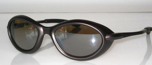 Cool Spacey Youth Sunglasses Color: Matte Dark Brown Discs: Brown, Flash Mirrored, CE Standard, Level 3 Tinted