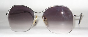 High-quality, semi rimless Nylor sunglasses, made in JAPAN, 80s