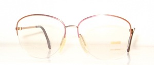 A semi rimless, large Nylor metal female Frame from the Collection YVES <br />
CHANTAL - 80s