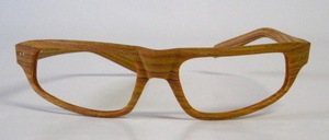 Eine stark gebogene, echte EASY RIDER Azetat Brillenfassung aus den 80er Jahren