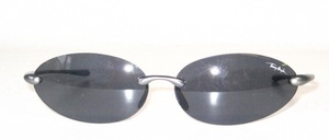 A cool, rimless brand sunglasses by Thierry Mugler from France