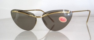 Echt alte randlose Sonnenbrille aus den 50er Jahren, Made in France