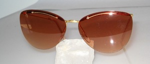 Real old rimless sunglasses from the 50s, Made in Germany