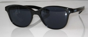 Black nylon sunglasses in Pantoform