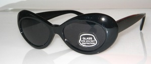 Italian sunglasses by Elleghi, slightly styled in the 50s look
