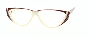A handmade acetate frame in a light butterfly shape