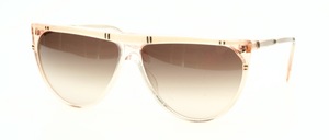A fashionable ladies acetate frame with straight shaped upper frame