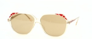 An expressive square shaped vintage acetate frame