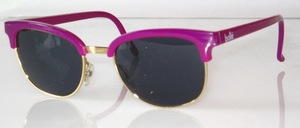 Combi sunglasses in Clubmaster style on a golden metal base