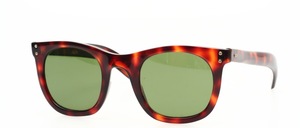 Original 1940s sunglasses in dark Havana with green glass lenses