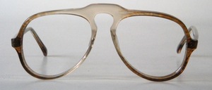 Echte, original späte 70er Jahre Azetat Herren Brillenfassung im Aviator Stil