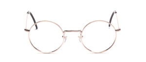 Round metal frame, chased in silver from our classic line