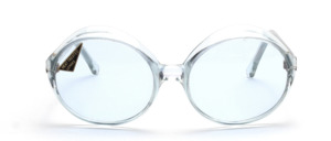 Large, oval 1970s acetate sunglasses