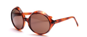 Large, oval 1970s acetate sunglasses