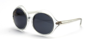Large, oval 1970s acetate sunglasses