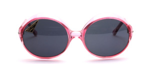 Large, oval 1970s acetate sunglasses