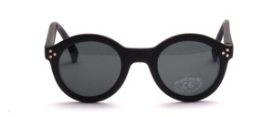 Pretty smaller panto sunglasses with 3 rivets on the sides