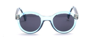 Pretty smaller panto sunglasses with 3 rivets on the sides