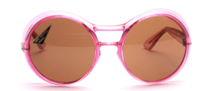 Big fancy 1970s acetate sunglasses with double bridge
