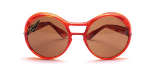 Big fancy 1970s acetate sunglasses with double bridge