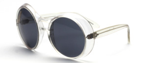Big fancy 1970s acetate sunglasses with double bridge