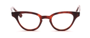 50er Jahre Cateye Brille in Havannafarben mit Schlüssellochsteg von Swan Optic USA