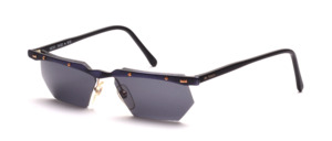 A high quality, semi rimless aluminum sunglasses