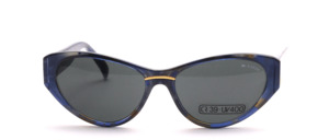 A slightly larger ladies sunglasses in a light butterfly shape