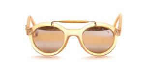 A classic panto sunglasses with 3 studs on each side and with headband