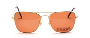 A high-quality metal sun-lounger in Ray Ban style, made in Italy by KAPPA