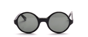 Smaller round youth size, 1970s acetate sunglasses