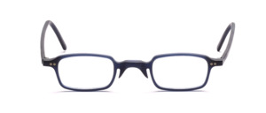 Flat modern Acetatfasung in matte dark blue