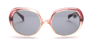 A 1970s acetate ladies sunglasses