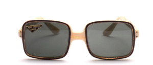 Timeless square acetate sunglasses from the 1970s