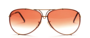 Big pilot sunglasses from the 1980s with locking blocks