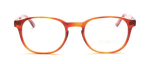Gentleman's frame made of acetate in light Havana by Braun Classics