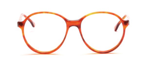 Oversized butterfly acetate acetate in light Havana for women