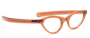 1950s Frame in light brown with straight temples