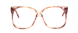 A slightly larger, real '70s acetate frame with beautifully curved, top-hung temples