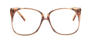 A slightly larger, real '70s acetate frame with beautifully curved, top-hung temples