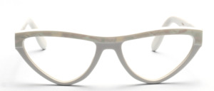 Feminine, solid vintage ladies acetate eyeglass frame