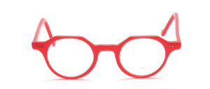 Pantofassung in matte red with keyhole bridge is top abgeeeckt