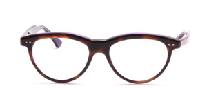 Fashionable, modern acetate eyeglass frame with a comfortable fit <br />
thanks to flexible hinges