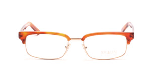 An angular combination eyeglass frame from Braun Classics