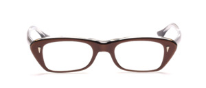 1960s ladies' frame in black with a walnut finish