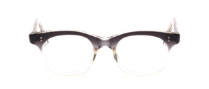 60s eyeglasses for children in dark gray transparent gradient