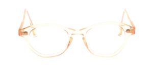 Simple 50s women's glasses with keyhole bridge in transparent Haute