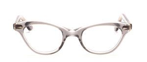 1950s Cat Eye Glasses for Women in Transparent Gray