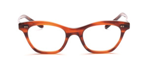 1960s women's Frame in Havana with star-shaped decorative rivets on the middle section